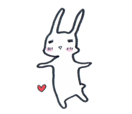 Squishy cheeks bunny sticker #9577413