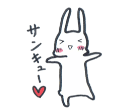 Squishy cheeks bunny sticker #9577415