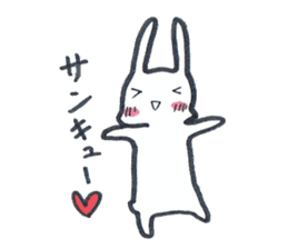 Squishy cheeks bunny sticker #9577415
