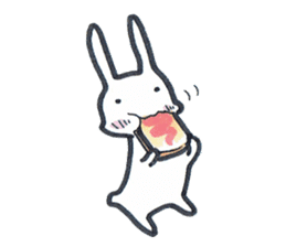 Squishy cheeks bunny sticker #9577417