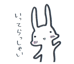 Squishy cheeks bunny sticker #9577424