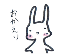 Squishy cheeks bunny sticker #9577425