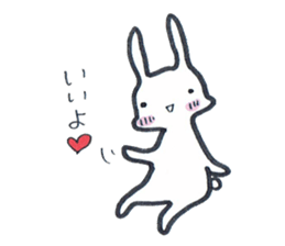 Squishy cheeks bunny sticker #9577426