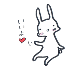Squishy cheeks bunny sticker #9577426