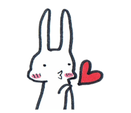 Squishy cheeks bunny sticker #9577432