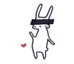Squishy cheeks bunny sticker #9577433