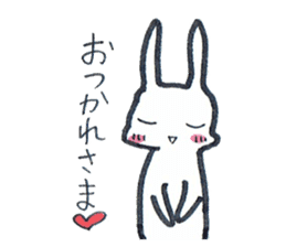 Squishy cheeks bunny sticker #9577434