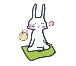 Squishy cheeks bunny sticker #9577435