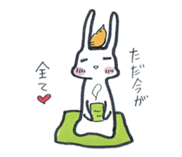 Squishy cheeks bunny sticker #9577438
