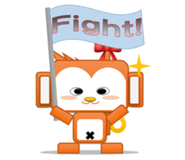 Monkeyrobot(PBverPart1) sticker #9577469