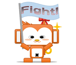 Monkeyrobot(PBverPart1) sticker #9577469
