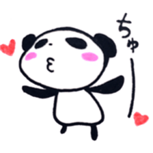 Panda and Azarashi sticker #9577440