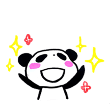 Panda and Azarashi sticker #9577442
