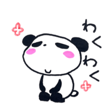 Panda and Azarashi sticker #9577443