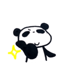 Panda and Azarashi sticker #9577444