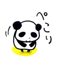 Panda and Azarashi sticker #9577447