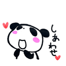 Panda and Azarashi sticker #9577456