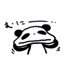 Panda and Azarashi sticker #9577458