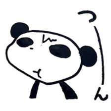 Panda and Azarashi sticker #9577464