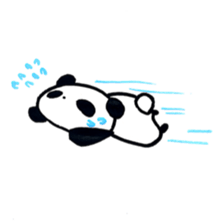 Panda and Azarashi sticker #9577476