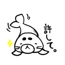 Panda and Azarashi sticker #9577484