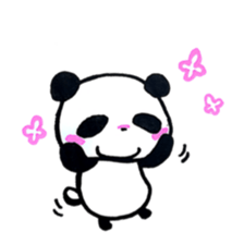 Panda and Azarashi sticker #9577492
