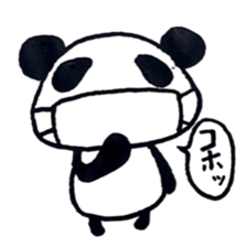 Panda and Azarashi sticker #9577494
