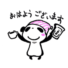 Panda and Azarashi sticker #9577500