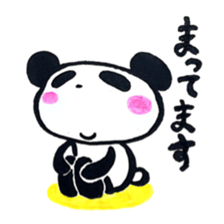Panda and Azarashi sticker #9577506