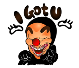 man in black sticker #9577654