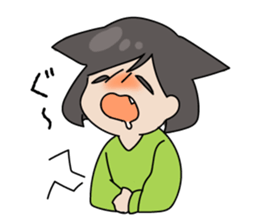 cat girl with smiling sticker #9577721