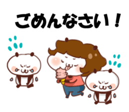 I keep being angry panda sticker #9577822