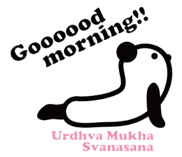 Yoga Poses Book of Mochi Panda(English) sticker #9578852