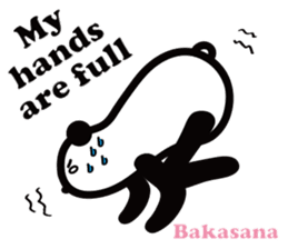 Yoga Poses Book of Mochi Panda(English) sticker #9578860