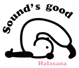 Yoga Poses Book of Mochi Panda(English) sticker #9578862