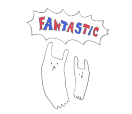 hinekure rabbits sticker #9579106