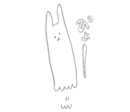 hinekure rabbits sticker #9579107