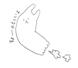 hinekure rabbits sticker #9579111