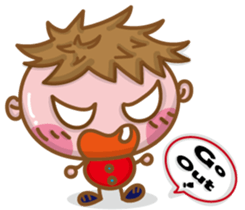 Yo! Snake baby sticker #9579121