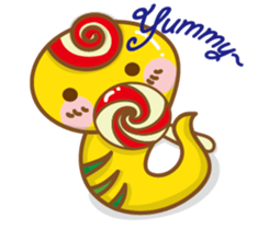 Yo! Snake baby sticker #9579128