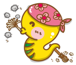 Yo! Snake baby sticker #9579135