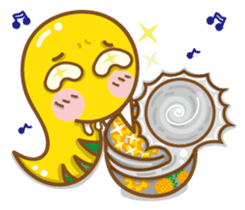 Yo! Snake baby sticker #9579149