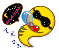 Yo! Snake baby sticker #9579150