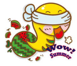 Yo! Snake baby sticker #9579159