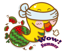 Yo! Snake baby sticker #9579159