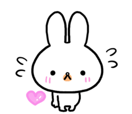 Petty-minded rabbit2 sticker #9579410