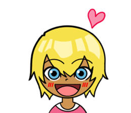 happy girl YUKI sticker #9579761