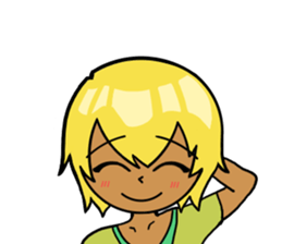 happy girl YUKI sticker #9579764