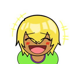 happy girl YUKI sticker #9579766