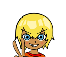 happy girl YUKI sticker #9579769